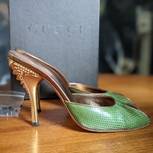 Tom Ford Gucci Pellet S Cuoio Leaf Green 7.5